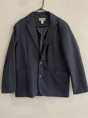 Duluth Trading Co Men's Black Work Jacket Blazer